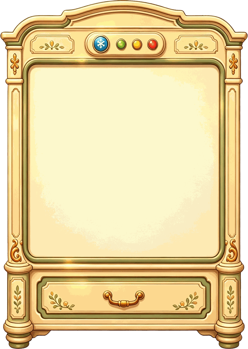 Moonlit gameplay machine appearance